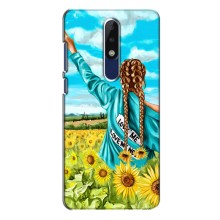 Чехол для Патриота Украины Nokia 5.1 Plus (X5) - (AlphaPrint) (Украиночка)