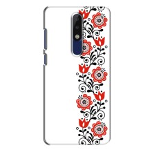 Чехол для Патриота Украины Nokia 5.1 Plus (X5) - (AlphaPrint) (Яркая вишиванка)