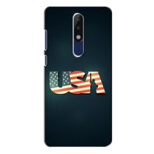 Чохол Прапор USA для Nokia 5.1 Plus (X5) – USA