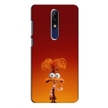 Чехол Головоломка для Nokia 5.1 Plus (X5) - (AlphaPrint) (Тревожность)