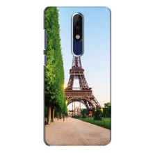 Чехол Эйфелева Башня для Nokia 5.1 Plus (X5) - (AlphaPrint) (Дорога в Париж)