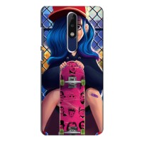 Чехол с картинкой Модные Девчонки Nokia 5.1 Plus (X5) (Модная девушка)