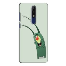 Чехол с картинкой "Одноглазый Планктон" на Nokia 5.1 Plus (X5) (Милый Планктон)