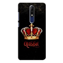 Чехол с Короной Нокиа 5.1 Плюс (х5) - (AlphaPrint) (Корона короля)