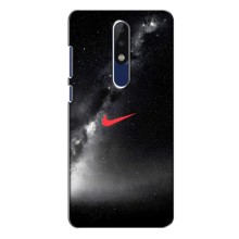 Чехол для Nokia 5.1 Plus (X5) - с принтом Найк (AlphaPrint) (Найк красный)