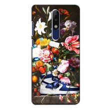 Чехол для Nokia 5.1 Plus (X5) - с принтом Найк (AlphaPrint) (Стиль Найк)