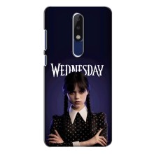 Силиконовый чехол с картинкой для Nokia 5.1 Plus (X5) (Wednesday)