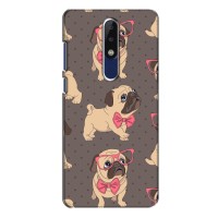 Чехол (ТПУ) Милые собачки для Nokia 5.1 Plus (X5) – Собачки Мопсики