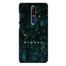 Новогодние, Праздничные Чехлы для Nokia 5.1 Plus (X5) - 2024 год (Winter)