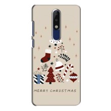 Різдвяні Чохли для Nokia 5.1 Plus (X5) (VPrint) (Merry Christmas)