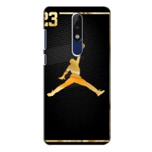 Силіконовый Чохол Nike Air Jordan на Нокіа 5.1 Плюс – Джордан 23