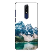 Силиконовый чехол с КАРТИНКАМИ лето для Nokia 5.1 Plus (X5) (AlphaPrint) (Гори)