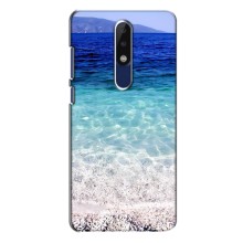 Силиконовый чехол с КАРТИНКАМИ лето для Nokia 5.1 Plus (X5) (AlphaPrint) (Море)