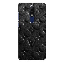 Текстурный Чехол Louis Vuitton для Нокиа 5.1 Плюс – Черный ЛВ