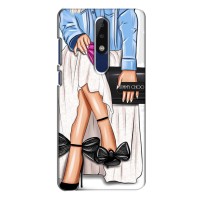 Силиконовый Чехол на Nokia 5.1 Plus (X5) с картинкой Стильных Девушек – Мода