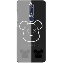 Чехлы для Nokia 5 2018, 5.1 - Bearbrick Louis Vuitton (PREMIUMPrint) (БеарБрик глаза)