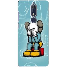 Чехлы для Nokia 5 2018, 5.1 - Bearbrick Louis Vuitton (PREMIUMPrint) (Плач Bearbrick)