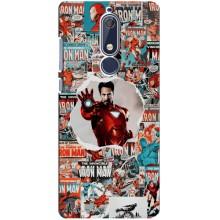 Чехлы с героями Марвел Nokia 5 2018, 5.1 (VPrint)
