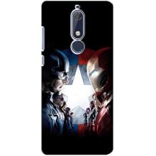 Чехлы с героями Марвел Nokia 5 2018, 5.1 (VPrint)