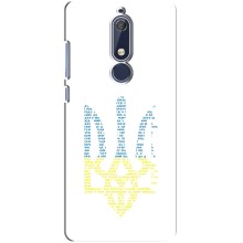 Чохли для Nokia 5 2018, 5.1 Укр. Символіка (AlphaPrint) (Герб з букв)