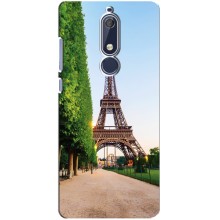 Чехол Эйфелева Башня для Nokia 5 2018, 5.1 - (AlphaPrint) (Дорога в Париж)