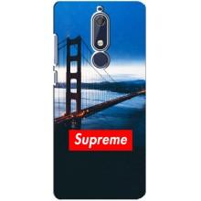 Чехол для Nokia 5 2018, 5.1 с картинкой Supreme (AlphaPrint)