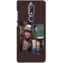 Чехол для Nokia 5 2018, 5.1 (AlphaPrint - с принтом Зеленского) – Президент