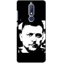 Чехол для Nokia 5 2018, 5.1 (AlphaPrint - с принтом Зеленского) – Зеленский АРТ