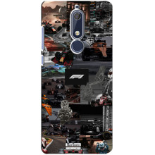 Чехол Формула1 на Nokia 5 2018, 5.1 – Коллаж Ф1