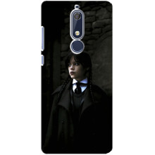 Чехол с дизайном Венздей 2 на Nokia 5 2018, 5.1 – Уэнсдей в костюме