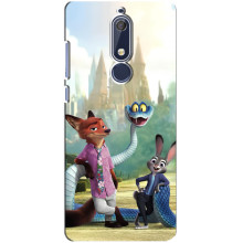 Чехол Зоотрополіс на Nokia 5 2018, 5.1 – Ник Джуди и змея