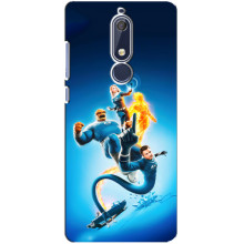 Чехол с принтом Фантастическая четверка для Nokia 5 2018, 5.1 – Фантастическая четверка