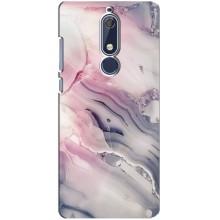 Мраморный чехол на Nokia 5 2018, 5.1 (VPrint) – Пурпурный Мрамор