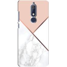 Мраморный чехол на Nokia 5 2018, 5.1 (VPrint) – Тройной мрамор