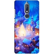 Різдвяні Чохли для Nokia 5 2018, 5.1 (VPrint) (Різдвяне місто)