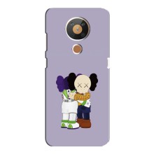 Чехлы для Nokia 5.3 - Bearbrick Louis Vuitton (PREMIUMPrint) (Дружба Беарбрик)