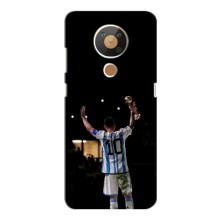 Чехлы Лео Месси Аргентина для Nokia 5.3 (Лео Чемпион)