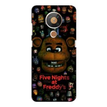 Чехлы Пять ночей с Фредди для Нокиа 5.3 – Freddy