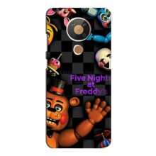 Чехлы Пять ночей с Фредди для Нокиа 5.3 (Freddy's)