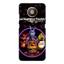 Чехлы Пять ночей с Фредди для Нокиа 5.3 – Лого Фредди