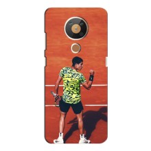 Чехлы с принтом Спортивная тематика для Nokia 5.3 (Алькарас Теннисист)