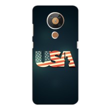Чехол Флаг USA для Nokia 5.3 (USA)