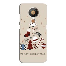 Різдвяні Чохли для Nokia 5.3 (VPrint) (Merry Christmas)