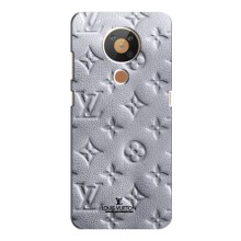 Текстурный Чехол Louis Vuitton для Нокиа 5.3 – Белый ЛВ