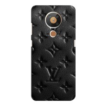 Текстурный Чехол Louis Vuitton для Нокиа 5.3 (Черный ЛВ)