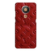 Текстурний Чохол Louis Vuitton для Нокіа 5.3 – Червоний ЛВ