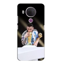 Чехлы Лео Месси Аргентина для Nokia 5.4 (Кубок Мира)