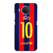 Чехлы Месси для Nokia 5.4 (AlphaPrint) (Messi Barca 10)