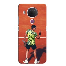 Чехлы с принтом Спортивная тематика для Nokia 5.4 (Алькарас Теннисист)