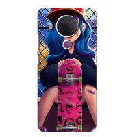 Чехол с картинкой Модные Девчонки Nokia 5.4 (Модная девушка)